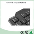 Teclas de UV revestidas duráveis ​​com teclado de computador com fio (KB-1688)